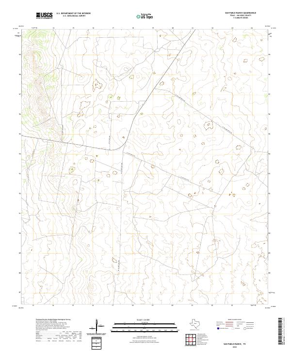 San Pablo Ranch topographic map thumbnail
