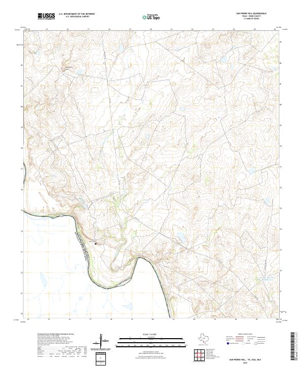 San Pedro Hill topographic map thumbnail