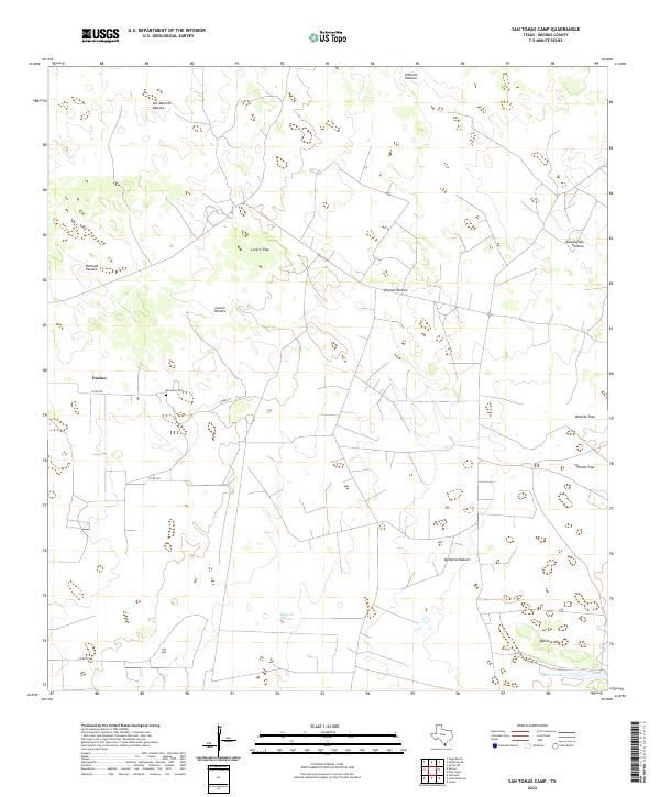 San Tomas Camp 2022 topographic map thumbnail