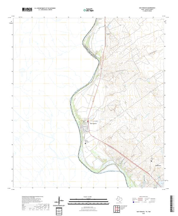 San Ygnacio topographic map thumbnail