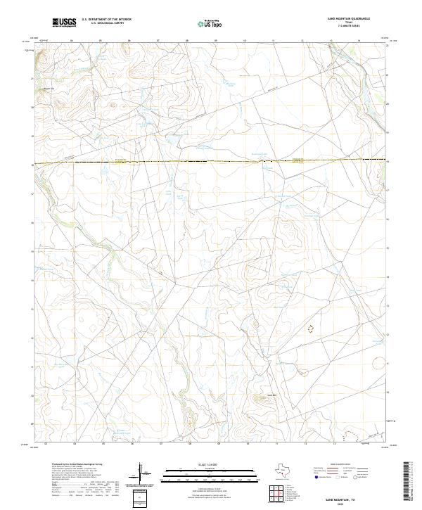 Sand Mountain topographic map thumbnail