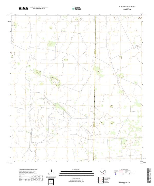 Santa Elena NW topographic map thumbnail