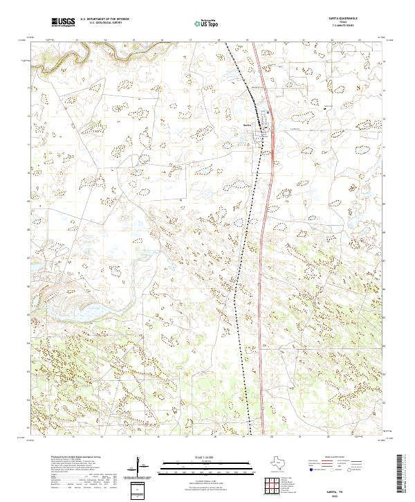 Sarita topographic map thumbnail