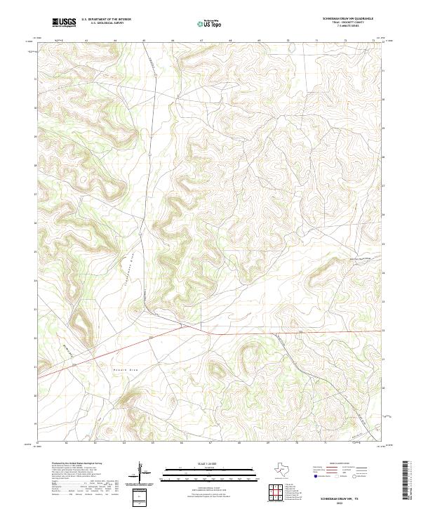 Schneeman Draw NW topographic map thumbnail