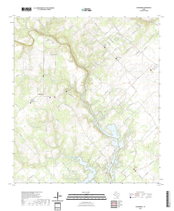 Schroeder topographic map thumbnail