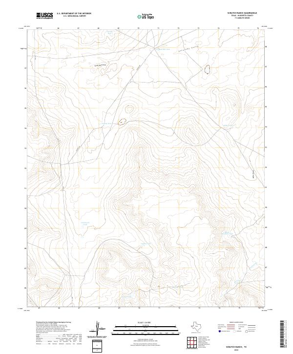 Scratch Ranch topographic map thumbnail