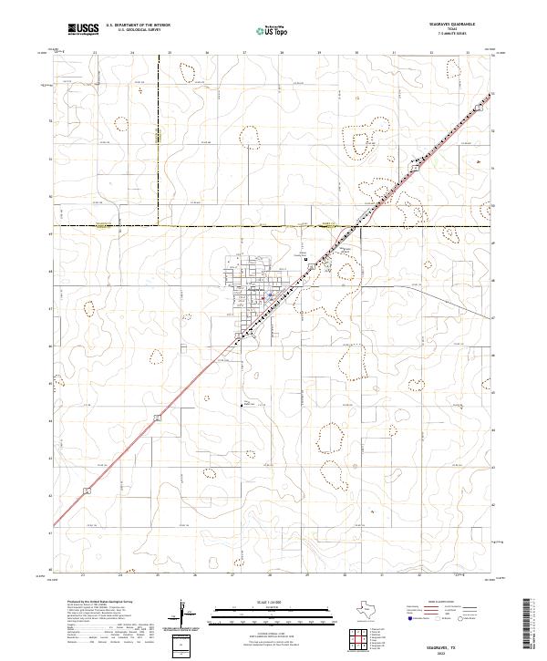 Seagraves topographic map thumbnail