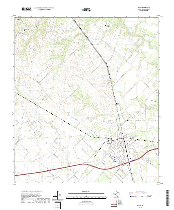 Sealy topographic map thumbnail