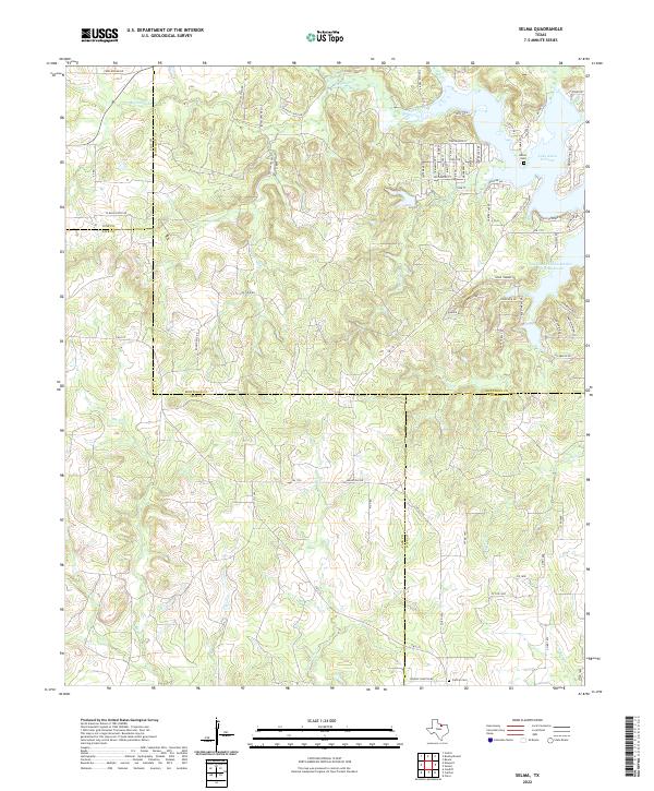 Selma topographic map thumbnail
