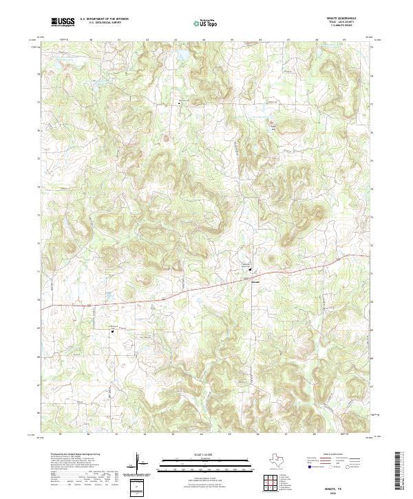 Senate topographic map thumbnail