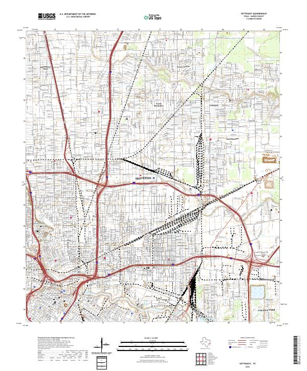 Settegast topographic map thumbnail