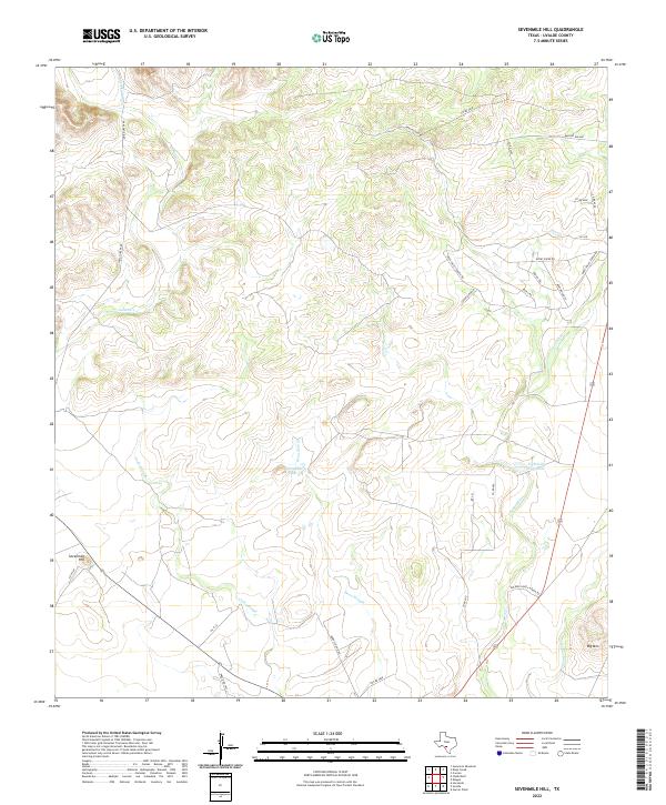 Sevenmile Hill topographic map thumbnail