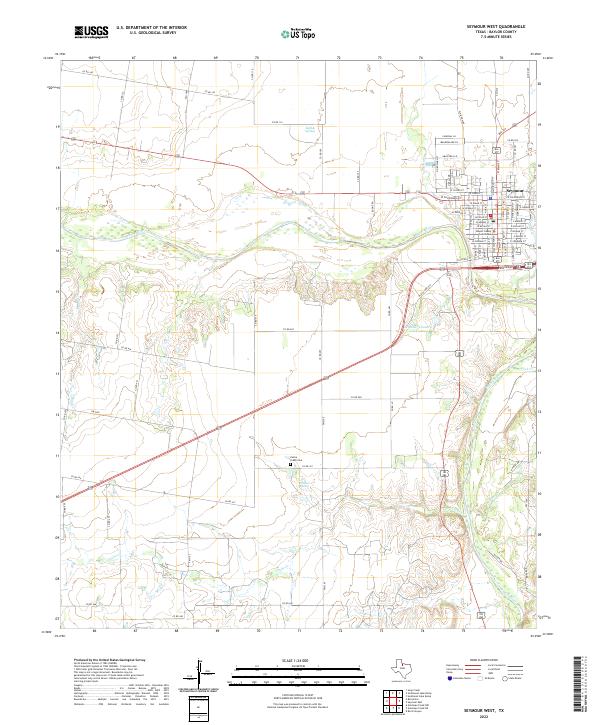 Seymour West 2022 topographic map thumbnail