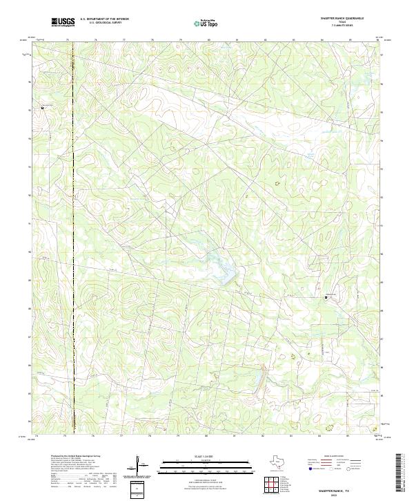 Shaeffer Ranch 2022 topographic map thumbnail
