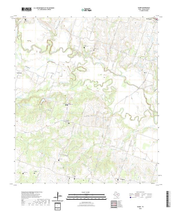 Sharp 2022 topographic map thumbnail