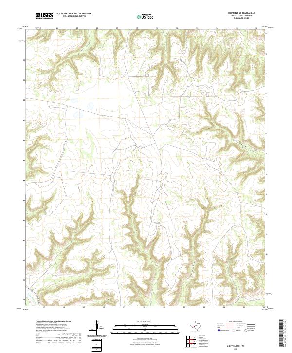 Sheffield SE topographic map thumbnail