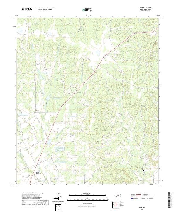 Shep topographic map thumbnail