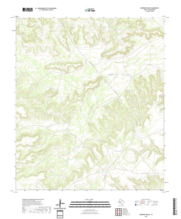 Sherbino Ranch topographic map thumbnail