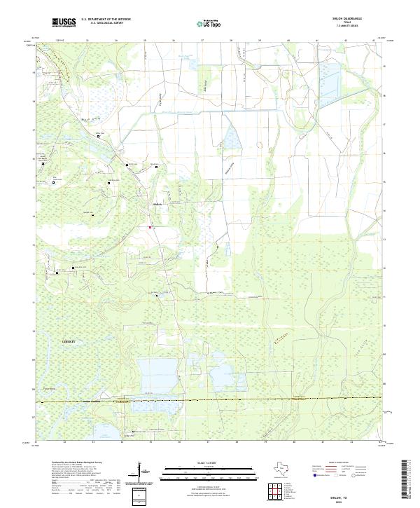 Shiloh 2022 topographic map thumbnail