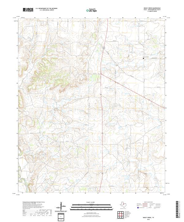 Sibley Creek topographic map thumbnail