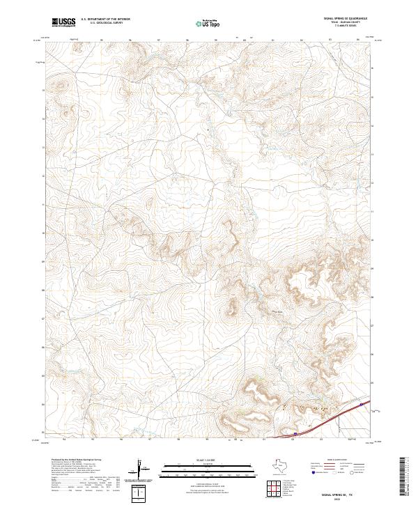 Signal Spring SE topographic map thumbnail