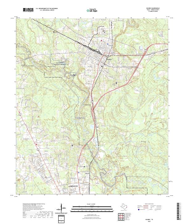 Silsbee topographic map thumbnail