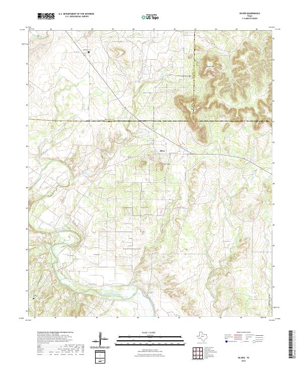 Silver topographic map thumbnail