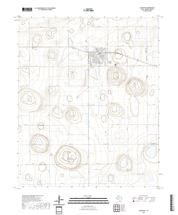 Silverton topographic map thumbnail
