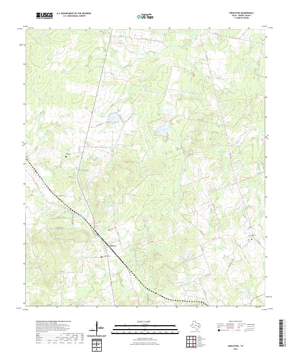 Singleton 2022 topographic map thumbnail