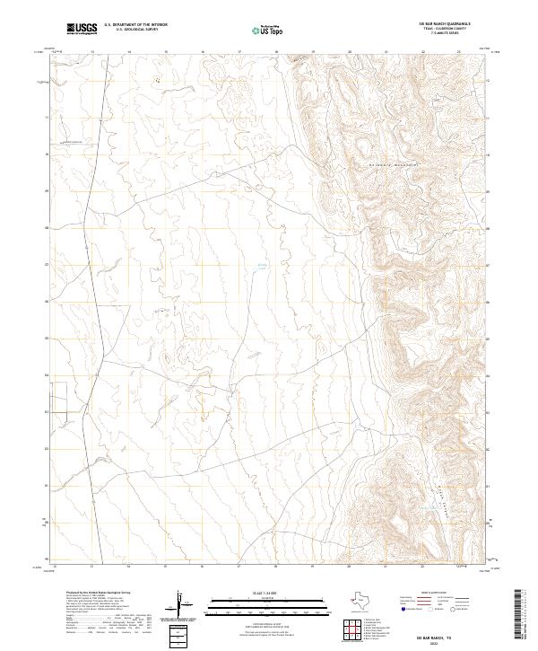 Six Bar Ranch topographic map thumbnail