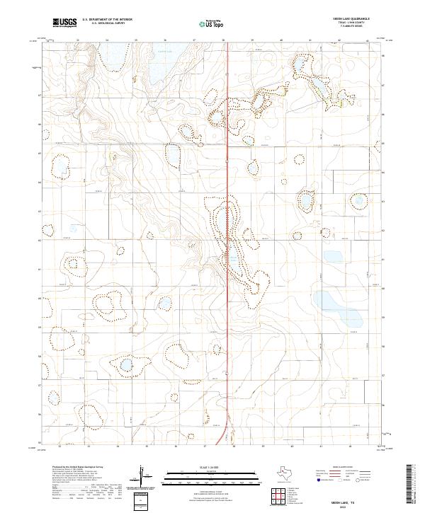 Skeen Lake 2022 topographic map thumbnail