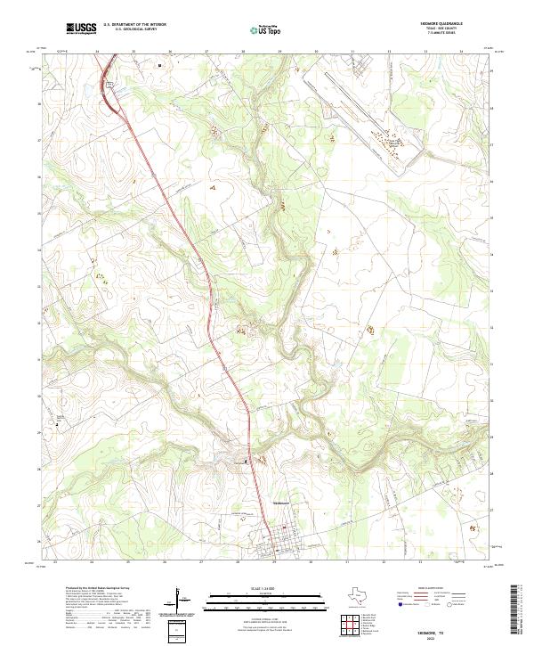 Skidmore topographic map thumbnail