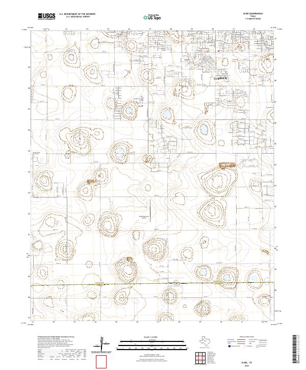 Slide topographic map thumbnail