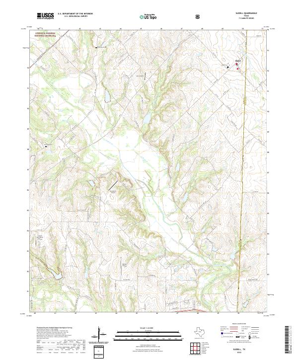 Slidell topographic map thumbnail