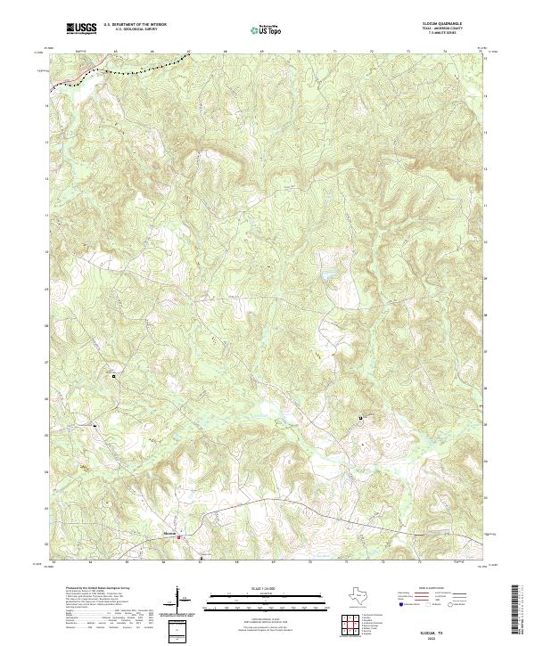 Slocum 2022 topographic map thumbnail
