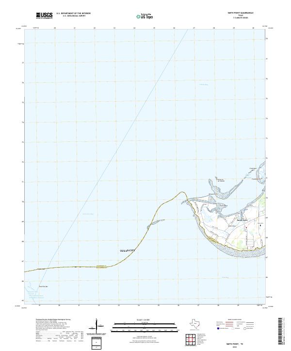 Smith Point topographic map thumbnail