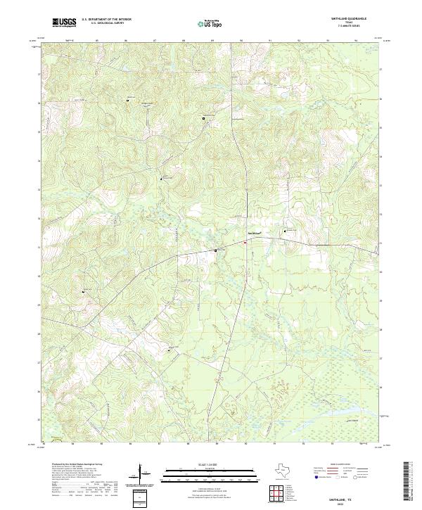 Smithland topographic map thumbnail