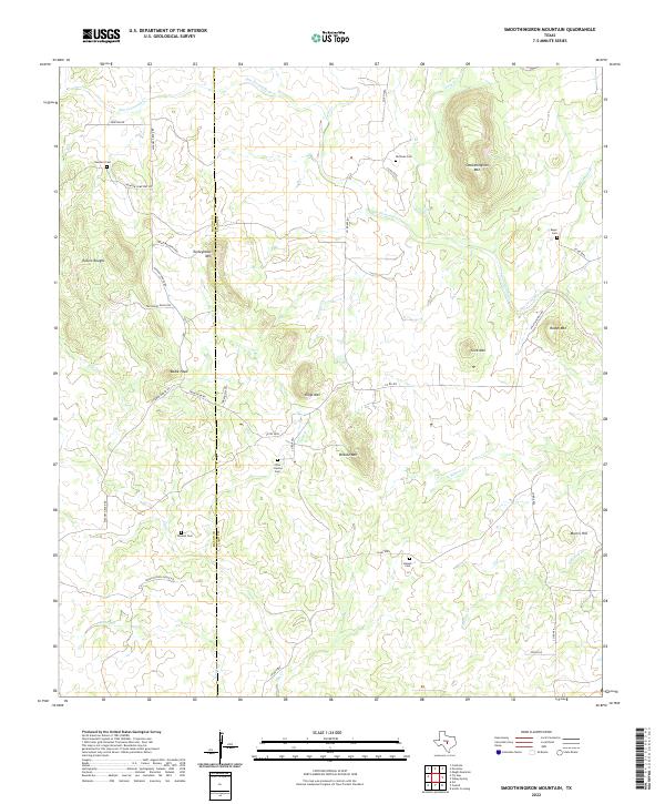 Smoothingiron Mountain topographic map thumbnail