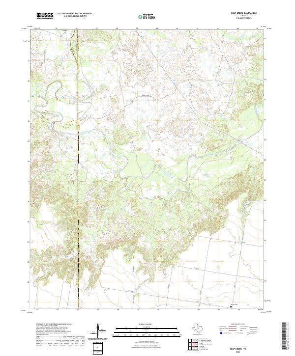 Soap Creek 2022 topographic map thumbnail