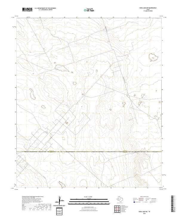 Soda Lake NW topographic map thumbnail