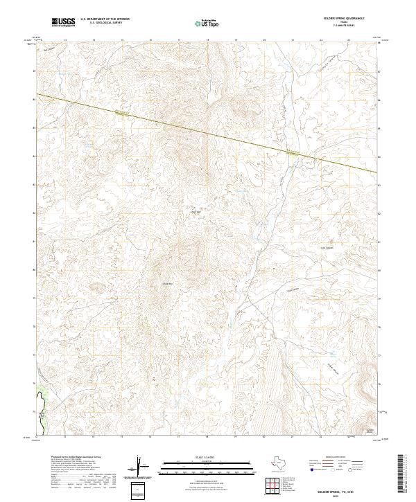 Soldier Spring topographic map thumbnail