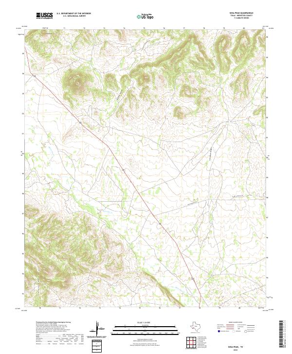 Sosa Peak topographic map thumbnail