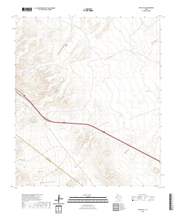 Sotol Hill topographic map thumbnail