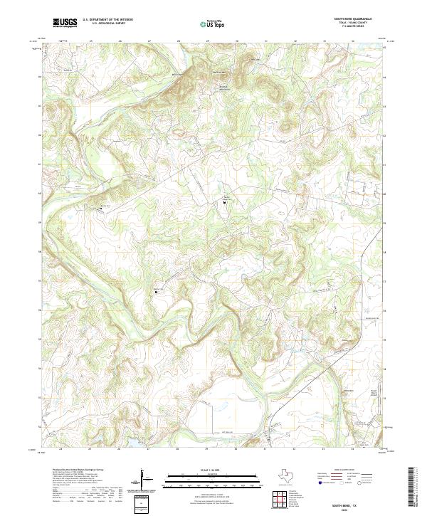 South Bend 2022 topographic map thumbnail