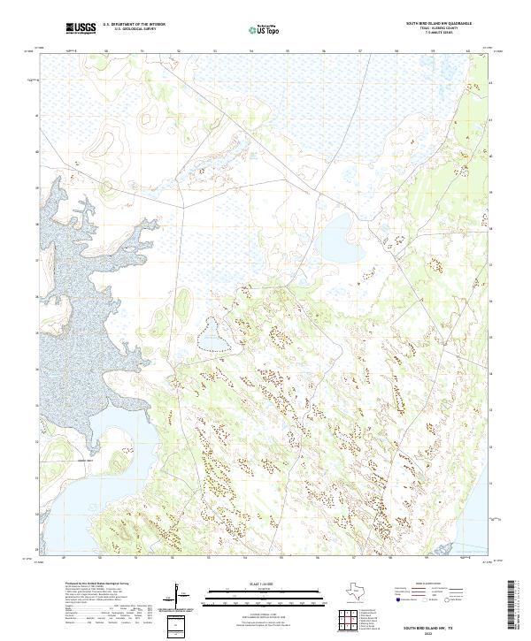 South Bird Island NW topographic map thumbnail