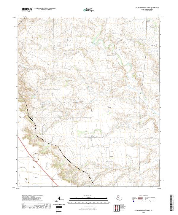 South Dokegood Creek topographic map thumbnail