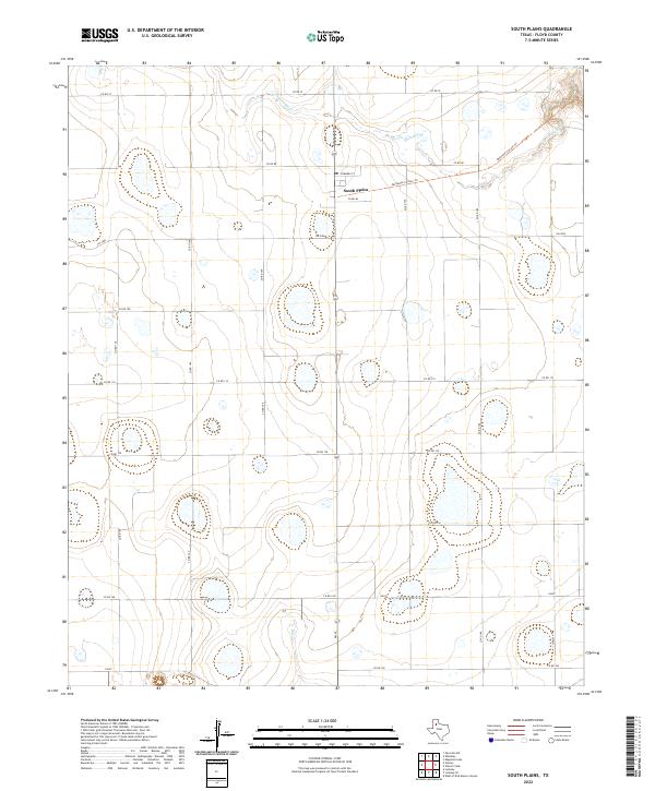 South Plains topographic map thumbnail
