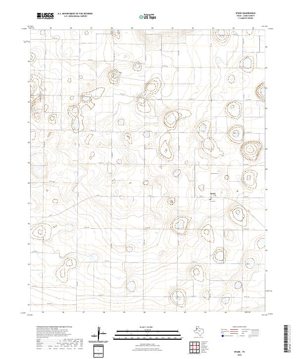 Spade 2022 topographic map thumbnail
