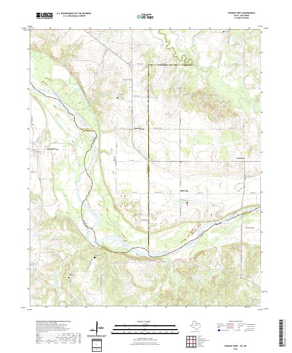 Spanish Fort 2022 topographic map thumbnail