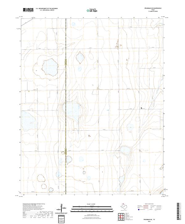 Spearman NE topographic map thumbnail